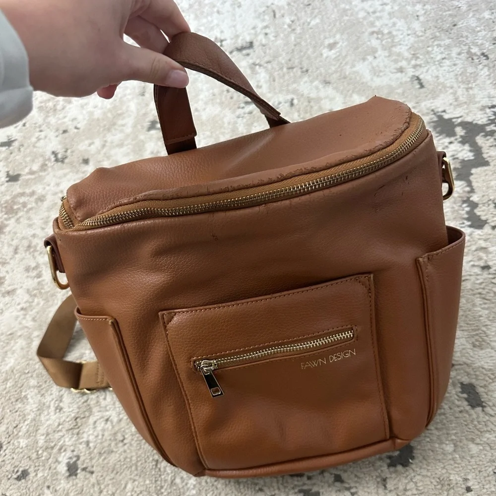Fawn Design The Mini Diaper Bag - Brown - Picture 2 of 9